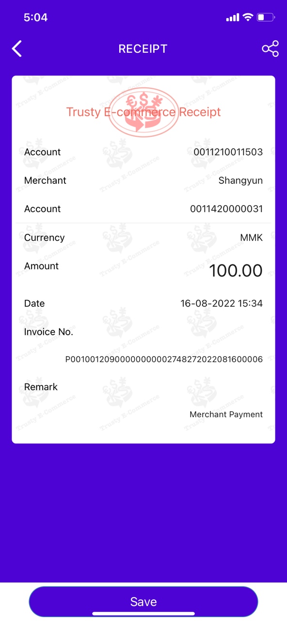 Payment is completed and confirmation sent to the merchant and user